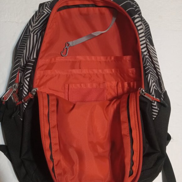 The North Face Vault Backpack Black Razzle Dazzle Print - Picture 3 of 6